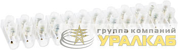 Колодка клеммная 1х4кв.мм 12 пар NTB-UPE-S12-3/WH полиэтилен бел. NAVIGATOR 