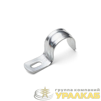Скоба крепежная однолапковая СМО d48-50мм метал. оцинк. (уп.50шт) Fortisflex 