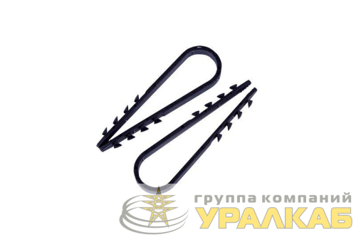 Дюбель-хомут 5-10 для круглого кабеля черн. (уп.100шт) PROCONNECT 