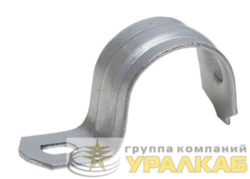 Скоба металлическая однолапковая d 16-17мм (уп.100шт) ЭРА 