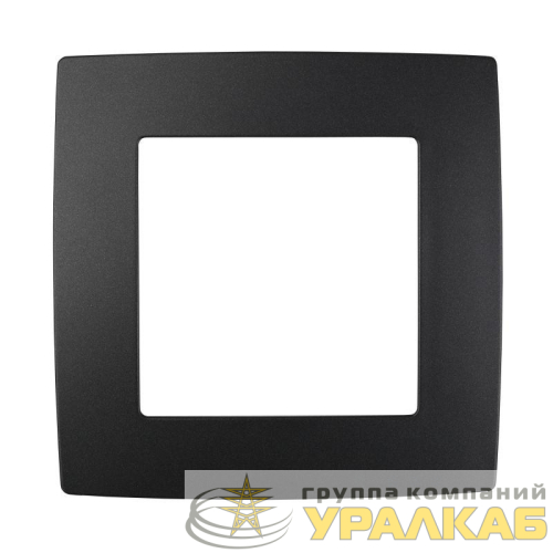 Рамка 1-м 12-5001-05 антрацит ЭРА 