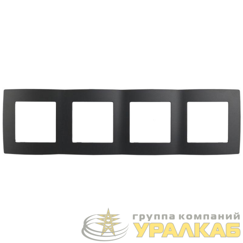 Рамка 4-м 12-5004-05 антрацит ЭРА 