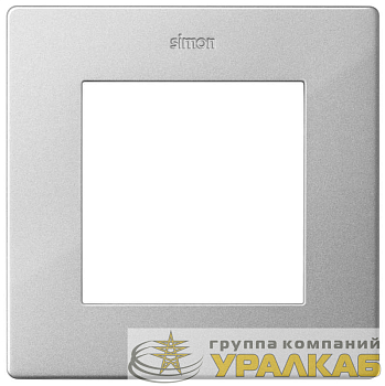 Рамка 1-м Simon24 алюм. 