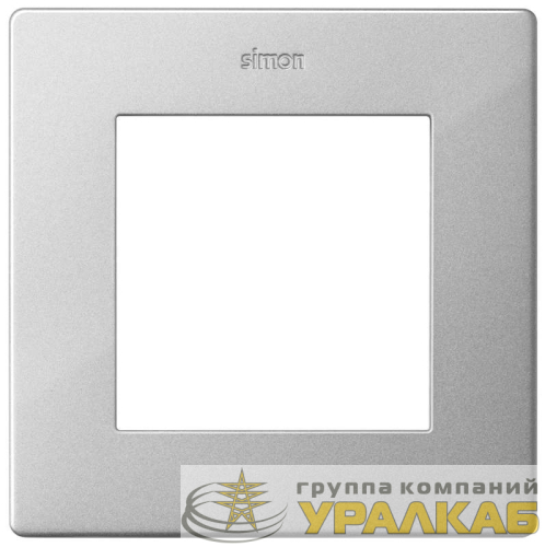 Рамка 1-м Simon24 алюм. 
