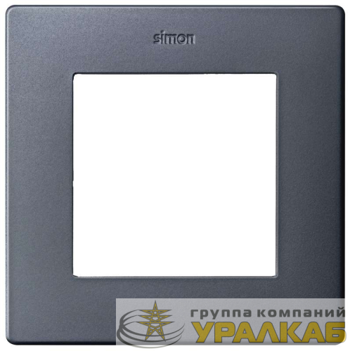 Рамка 1-м Simon24 графит 