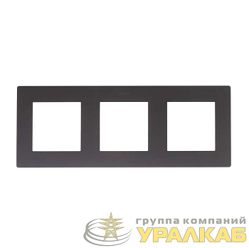 Рамка 3-м Simon24 графит 