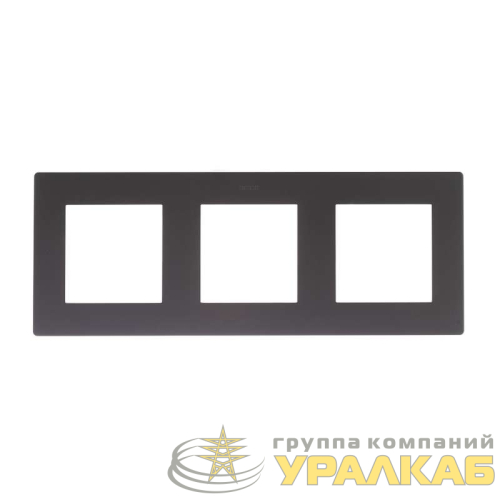 Рамка 3-м Simon24 графит 