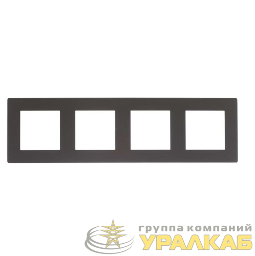 Рамка 4-м Simon24 графит 
