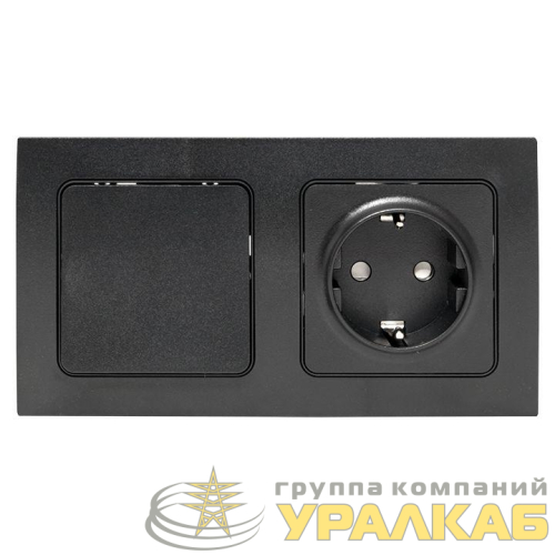 Рамка 2-м Стокгольм черн. PROxima EKF 