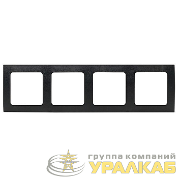 Рамка 4-м Стокгольм черн. PROxima EKF 