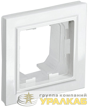 Рамка 1-м IP44 BRITE РУ-1-БрБ-44 бел. IEK 