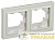 Рамка 2-м IP44 BRITE РУ-2-БрКр-44 беж. IEK 