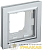Рамка 1-м IP44 BRITE РУ-1-БрА-44 алюм. IEK 