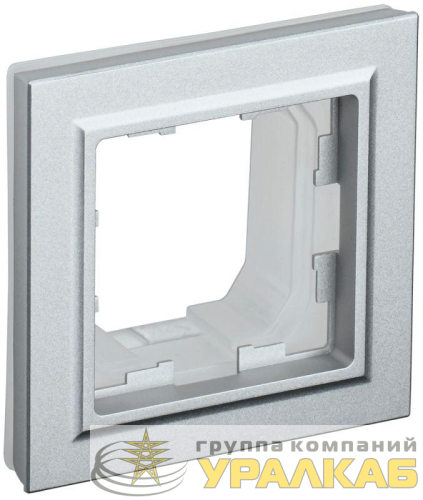 Рамка 1-м IP44 BRITE РУ-1-БрА-44 алюм. IEK 