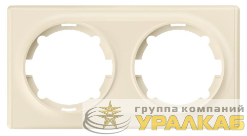 Рамка 2-м Florence беж. 1E52201301 OneKeyElectro 