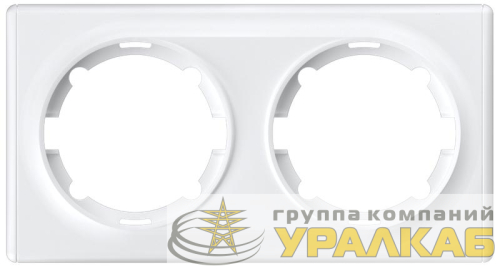 Рамка 2-м Florence бел. 1E52201300 OneKeyElectro 