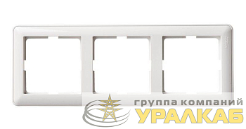 Рамка 3-м W59 бел. SE  (КД-3-18)