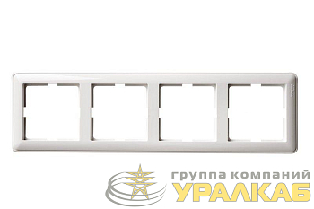 Рамка 4-м W59 бел. SE  (КД-4-18)