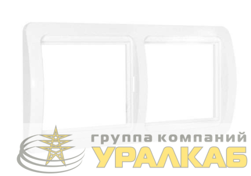 Рамка 2-м Валери горизонт. бел. UNIVersal 