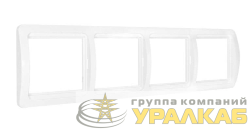 Рамка 4-м Валери гор. бел. UNIVersal 