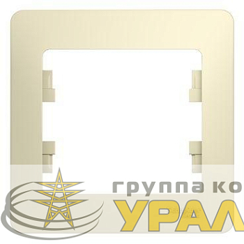 Рамка 1-м Glossa беж. SE 