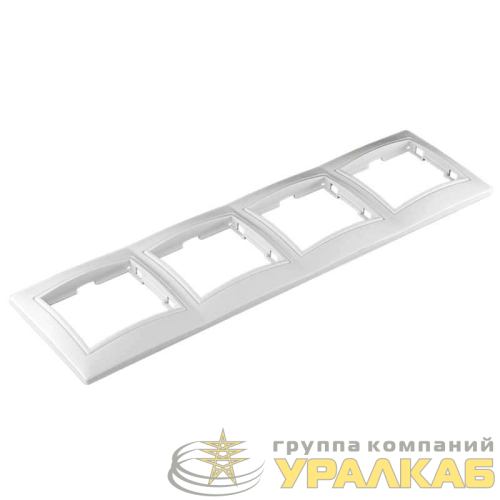 Рамка 4-м СП Севиль горизонт. бел. UNIVersal 