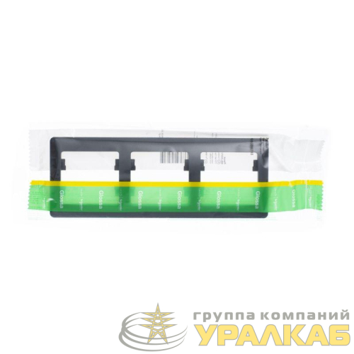 Рамка 3-м Glossa горизонт. антрацит SE 