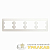 Рамка 4-м Glossa горизонт. перламутр SE 