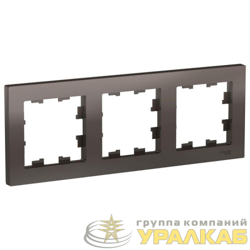 Рамка 3-м AtlasDesign универс. мокко SE 