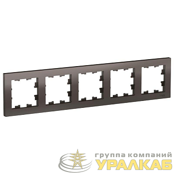 Рамка 5-м AtlasDesign универс. мокко SE 