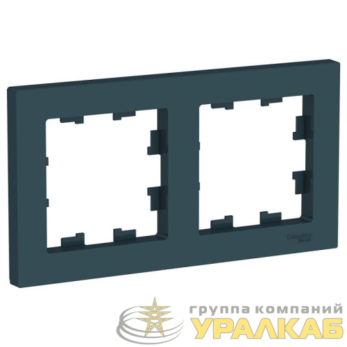 Рамка 2-м AtlasDesign универс. изумруд SE 