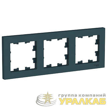 Рамка 3-м AtlasDesign универс. изумруд SE 