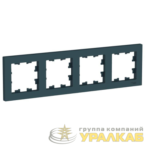 Рамка 4-м AtlasDesign универс. изумруд SE 