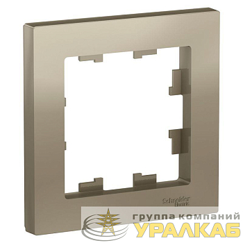 Рамка 1-м AtlasDesign шампань SE 