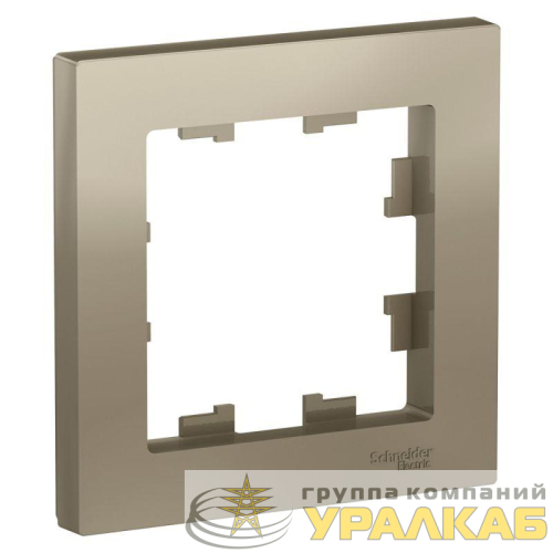 Рамка 1-м AtlasDesign шампань SE 