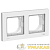 Рамка 2-м AtlasDesign Aqua IP44 бел. SE 