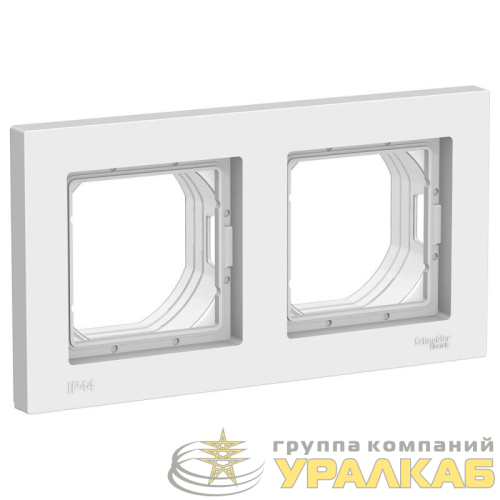 Рамка 2-м AtlasDesign Aqua IP44 бел. SE 