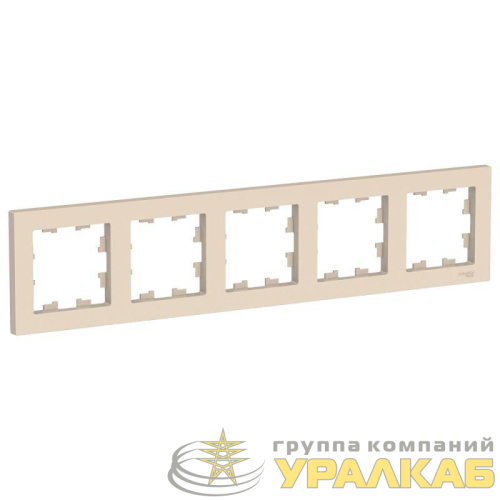 Рамка 5-м AtlasDesign универс. беж. SE 