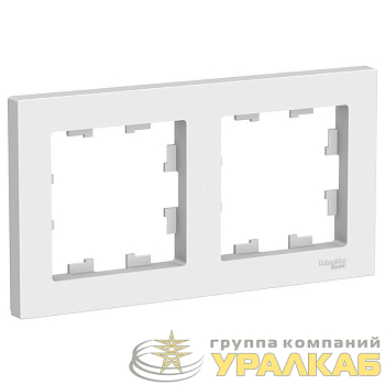 Рамка 2-м AtlasDesign универс. бел. SE 
