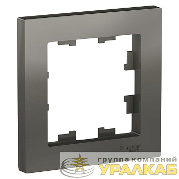 Рамка 1-м AtlasDesign сталь SE 
