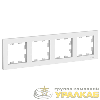 Рамка 4-м AtlasDesign универс. бел. SE 
