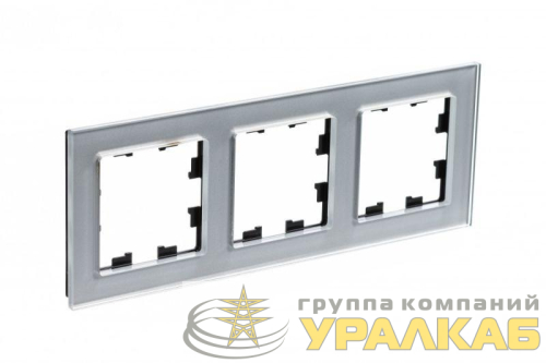Рамка 3-м AtlasDesign Nature стекло алюм. SE 