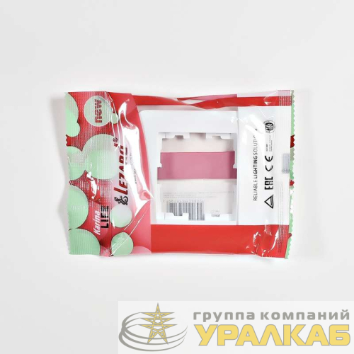 Рамка 1-м Karina Life горизонт. бел. LEZARD 