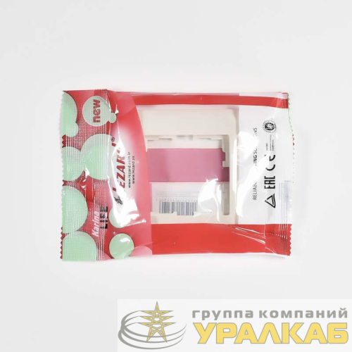 Рамка 1-м Karina Life горизонт. крем. LEZARD 