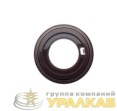 Рамка 1-м Лизетта ретро ABS-пластик корич. Bironi 