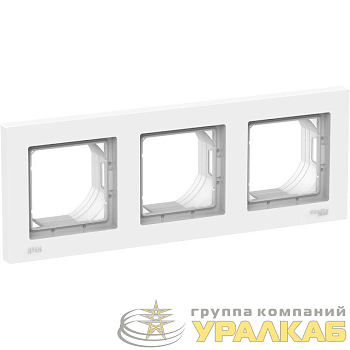Рамка 3-м AtlasDesign Aqua IP44 бел. SE 