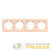 Рамка 4-м Валенсия крем. PROxima EKF Рамка 4-м Валенсия крем. PROxima EKF