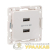 Розетка USB 2-м Стокгольм 2.1А механизм бел. PROxima EKF Розетка USB 2-м Стокгольм 2.1А механизм бел. PROxima EKF