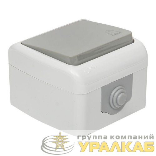 Кнопка звонка 1-кл. ОП Мурманск 10А IP54 сер. EKF 