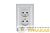 Розетка 2-м СП Karea 10А IP20 б/з сереб. Makel 
